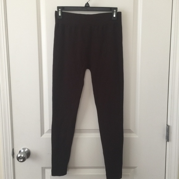 Vera Wang Pants - Simply Vera Vera Wang Solid Brown Leggings